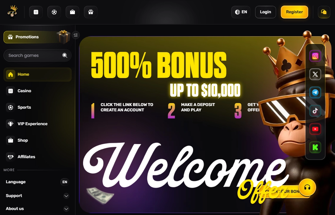 MonkeyTilt Casino